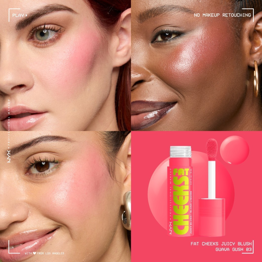 NYX Professional Makeup rdečilo za lica Fat Cheeks - 8 ml
