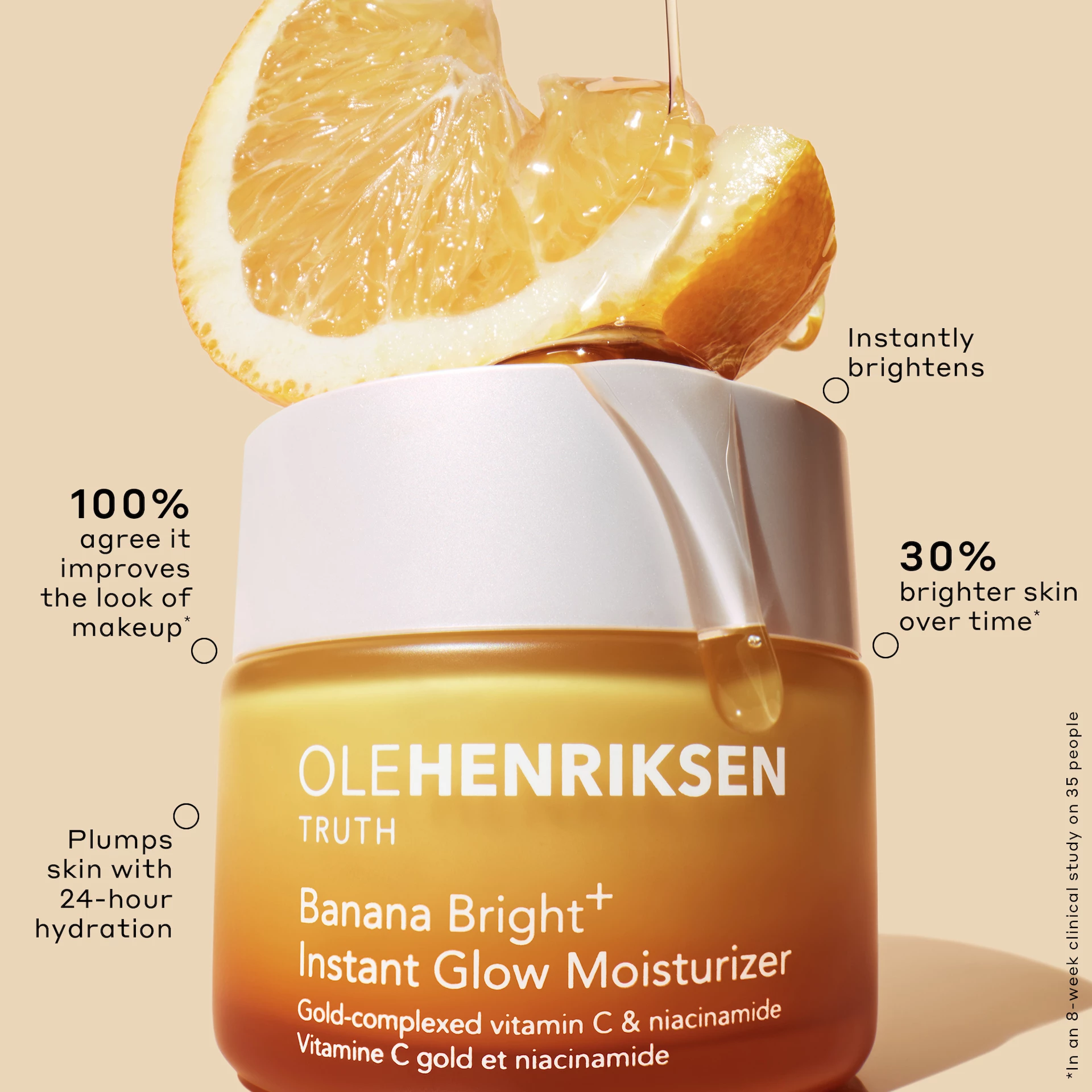 Cremă hidratantă Truth Banana Bright+ Instant Glow 50 ml - Ole Henriksen