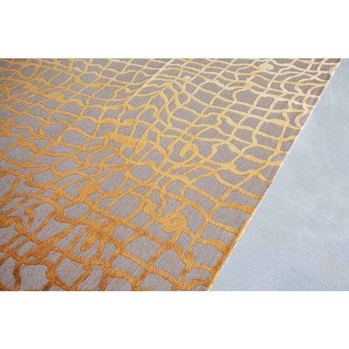 Dedalo design - Tapis contemporain Mad Men - Scarabée Jaune - 80 x 150 CM