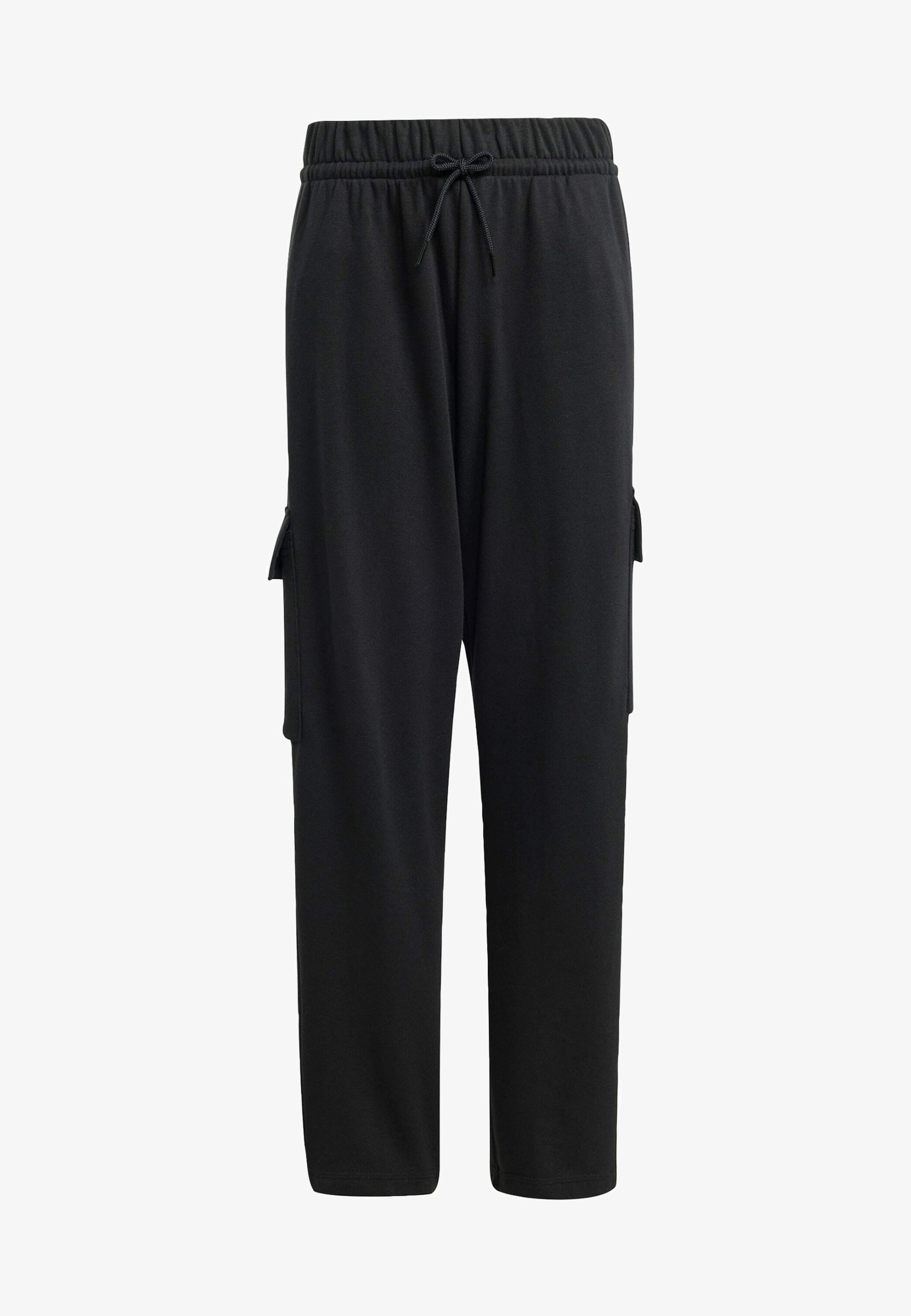 adidas Performance ESSENTIALS CARGO LOOSE KIDS - Reisitaskuhousut - black/white