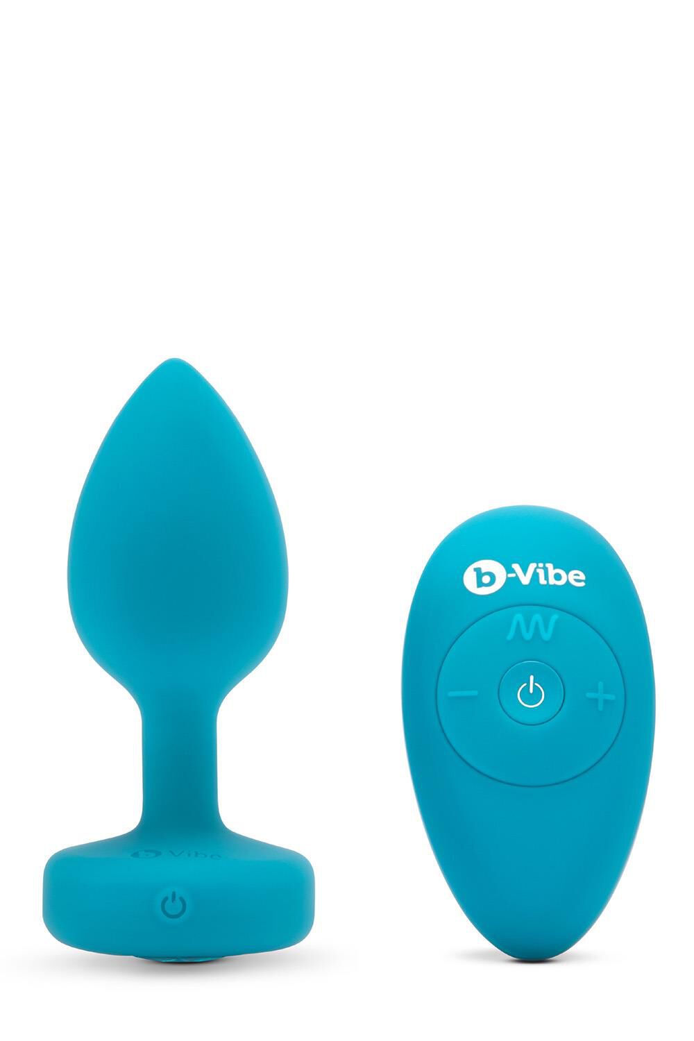 Vibračný kolík B-Vibe, veľkosť S/M, modrý
