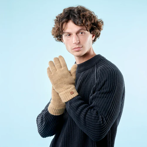 Cabaia Bruine fleece Moscow Mule handschoenen