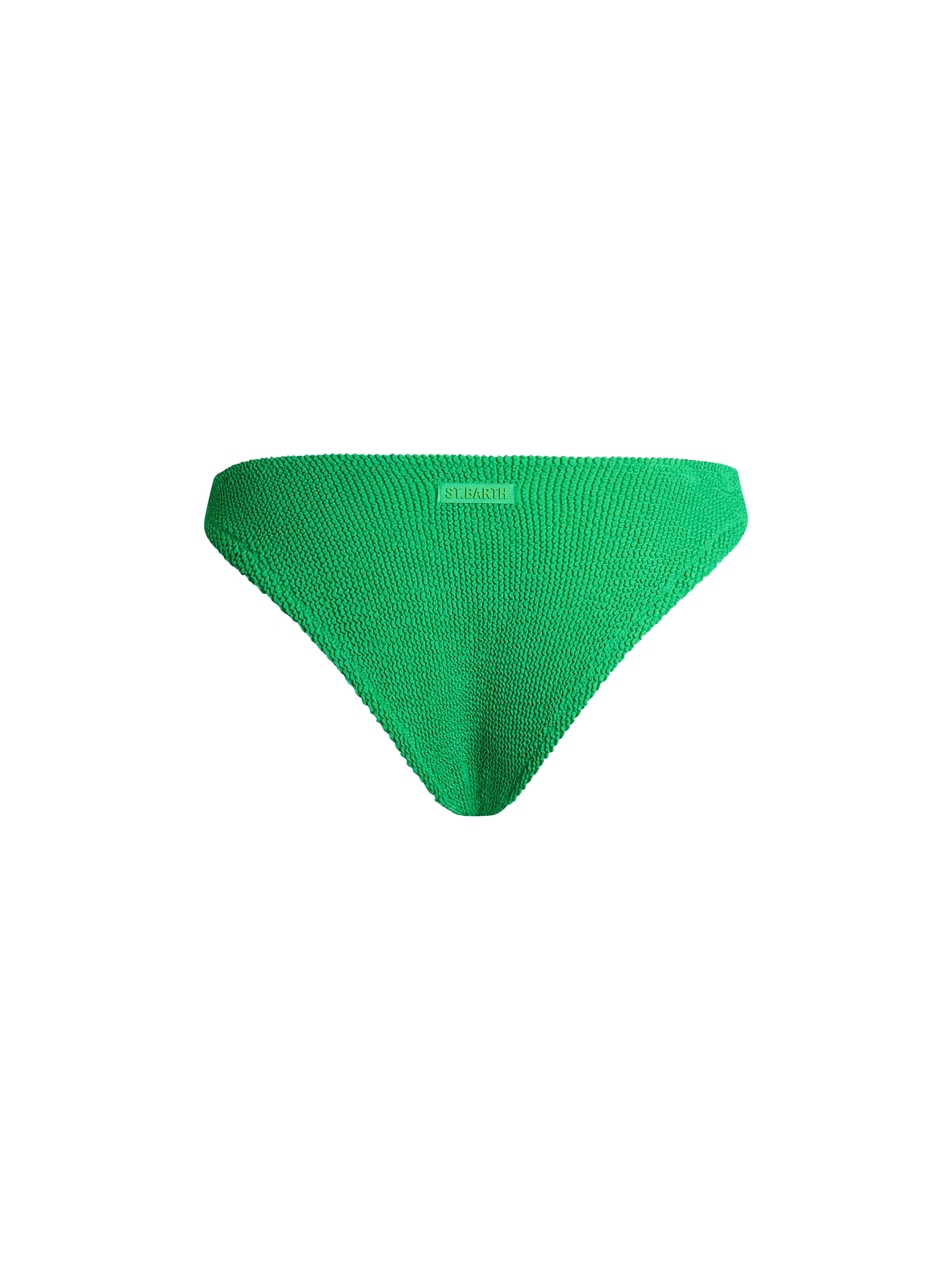 Elise Klassieke Groene Crinkle Zwembroek voor Dames