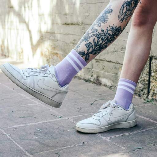 Calcetines American Socks  Violet Ankle High