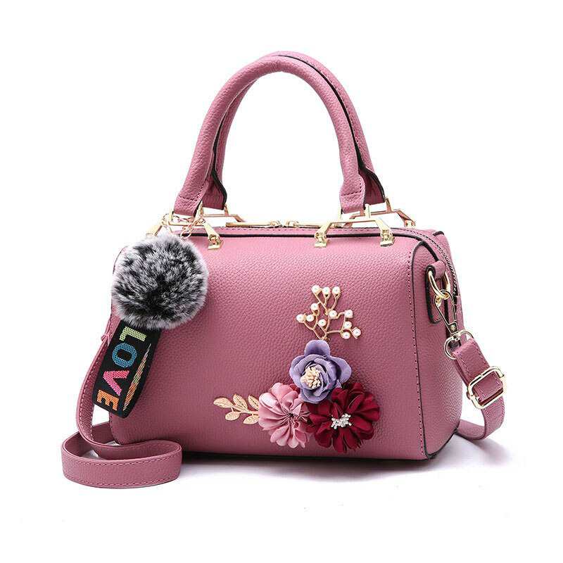 Sacs bandoulière en coton pour femmes, sacs bandoulière tendance pour femmes, sacs à bandoulière à fleurs en relief pour femmes