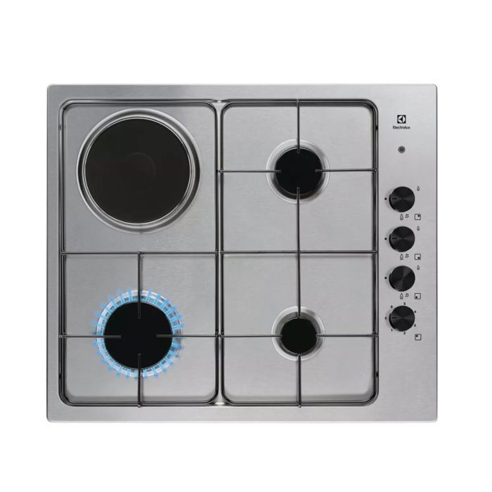 Electrolux 60cm 4-Burner Stainless Steel Mixed Hob - EGL62821OX