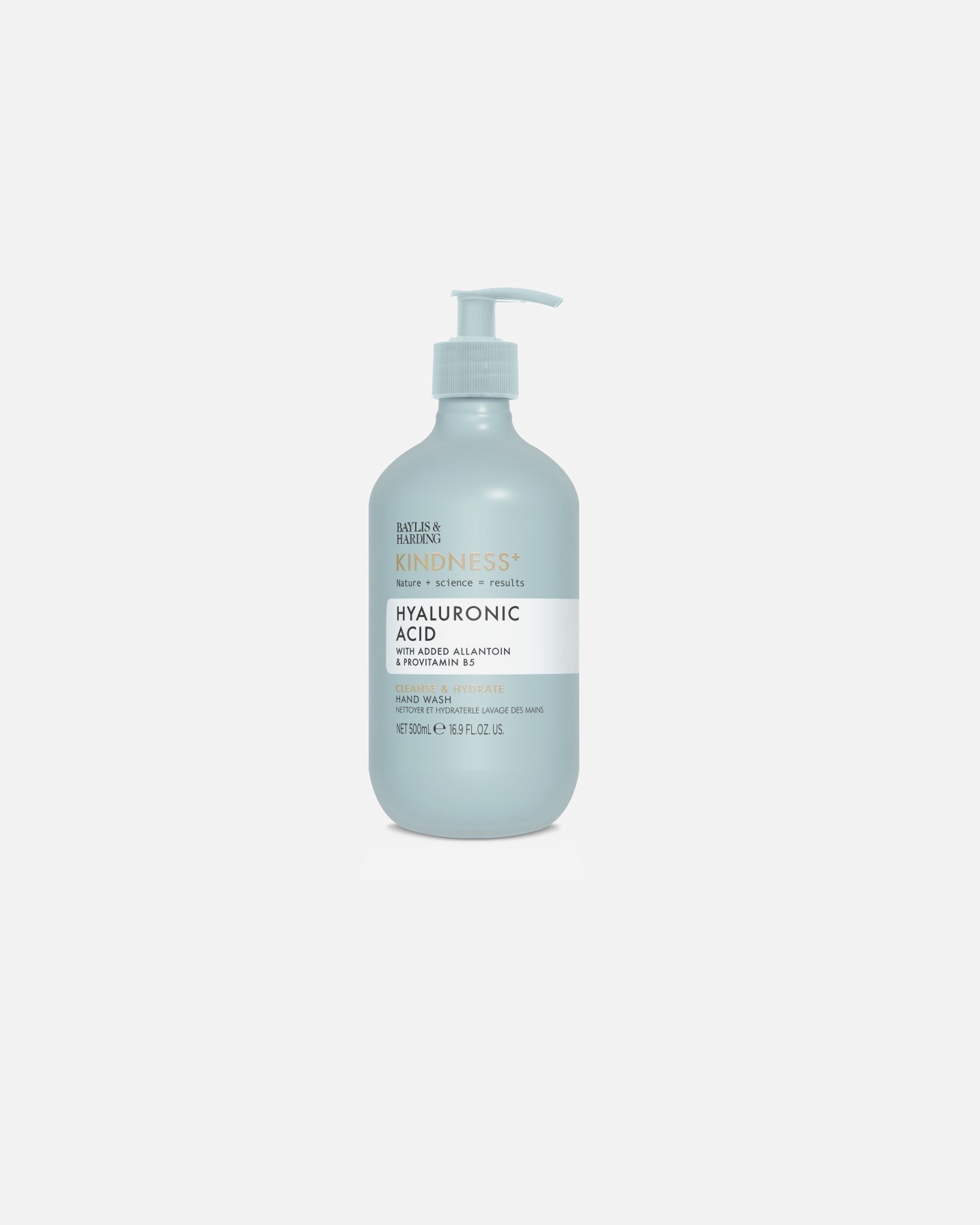 Baylis & Harding Handreinigung Kindness+ Handseife mit Hyaluronsäure – 500 ml