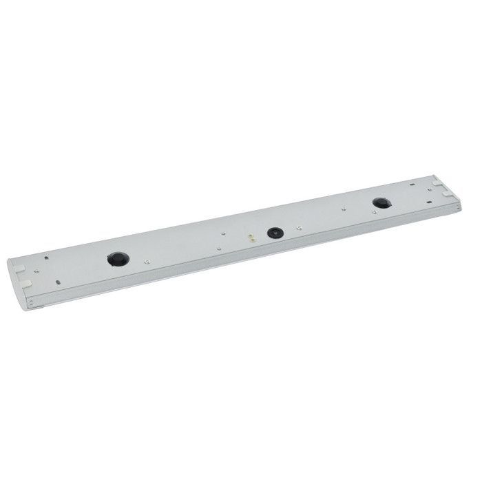 Fita de LED para cozinha de 60 cm com interruptor - 8 W - Design moderno - Suportes de montagem incluídos - Para instalação no teto ou na parede