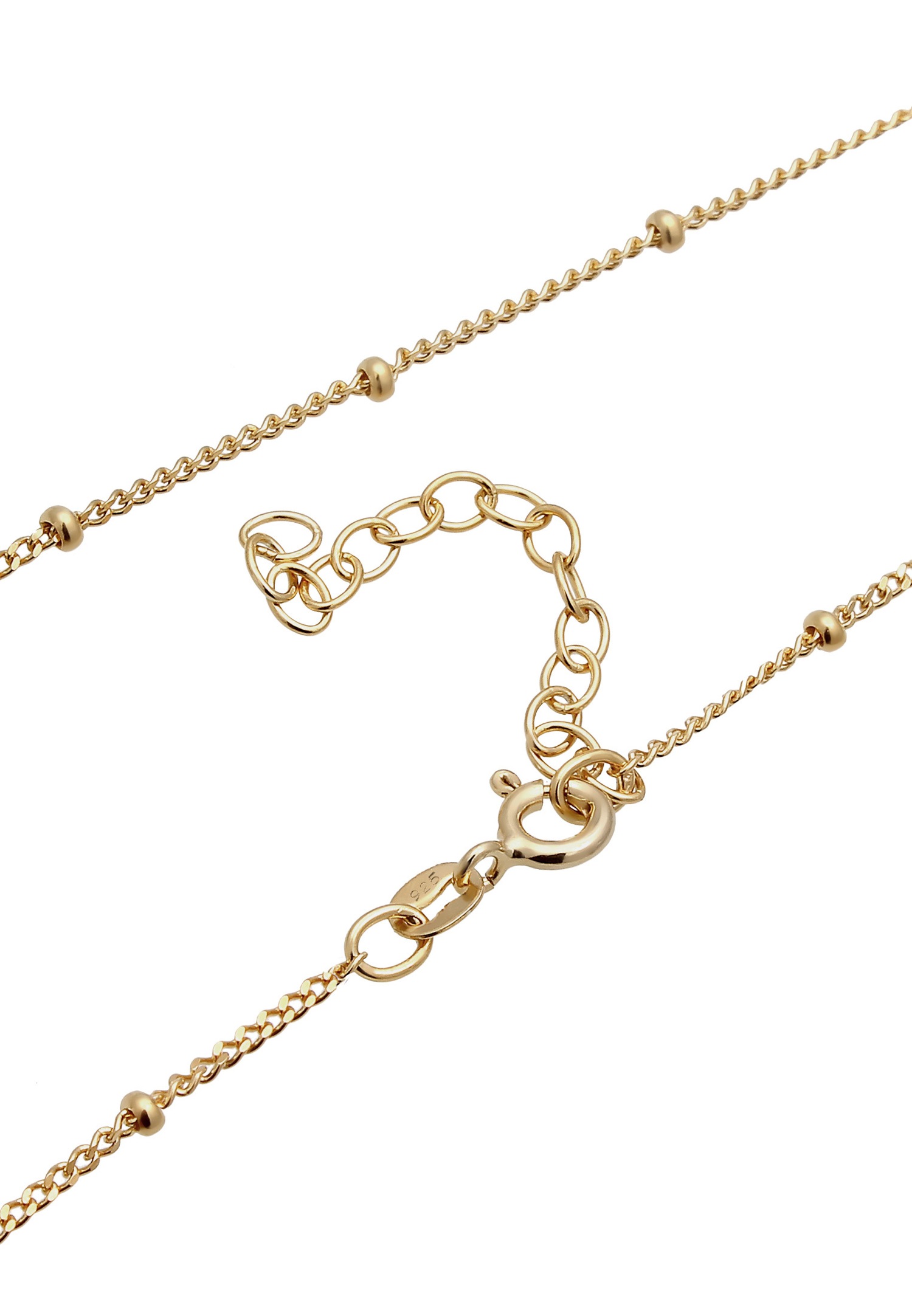 Elli Femmes Choker Boule Basique Minimaliste Tendance Blogueur en Argent Sterling 925