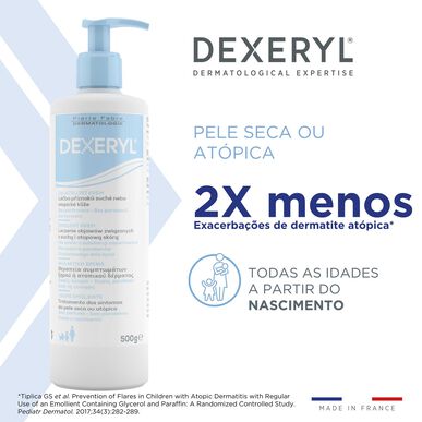 Dexeryl fuktighetskrem for tørr og atopisk hud 500 ml 500 ml