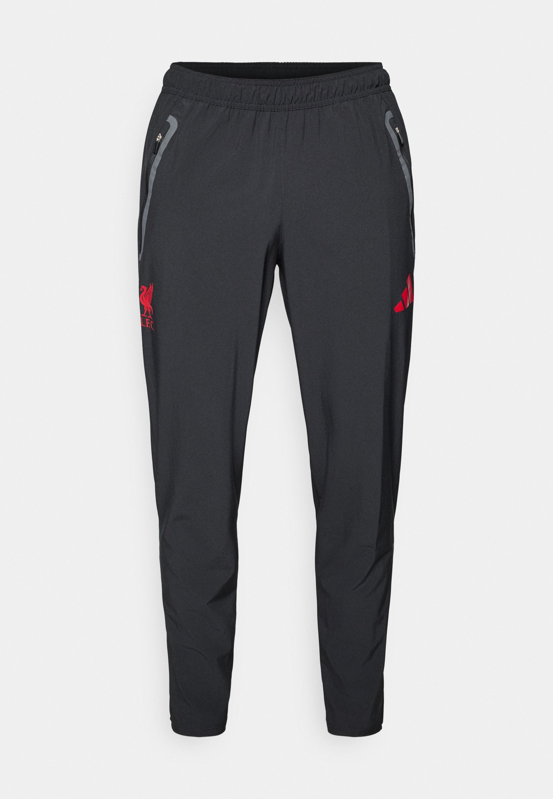adidas Performance LIVERPOOL FC TIRO 25 COMPETITION VIS TECH TRAVEL PANTS - Clubkleding - zwart/aardbeirood