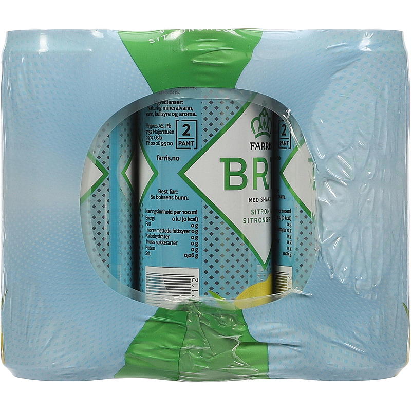 Farris Farris Bris confezione da 12 bottiglie da 0,33 l Limone/Citronella