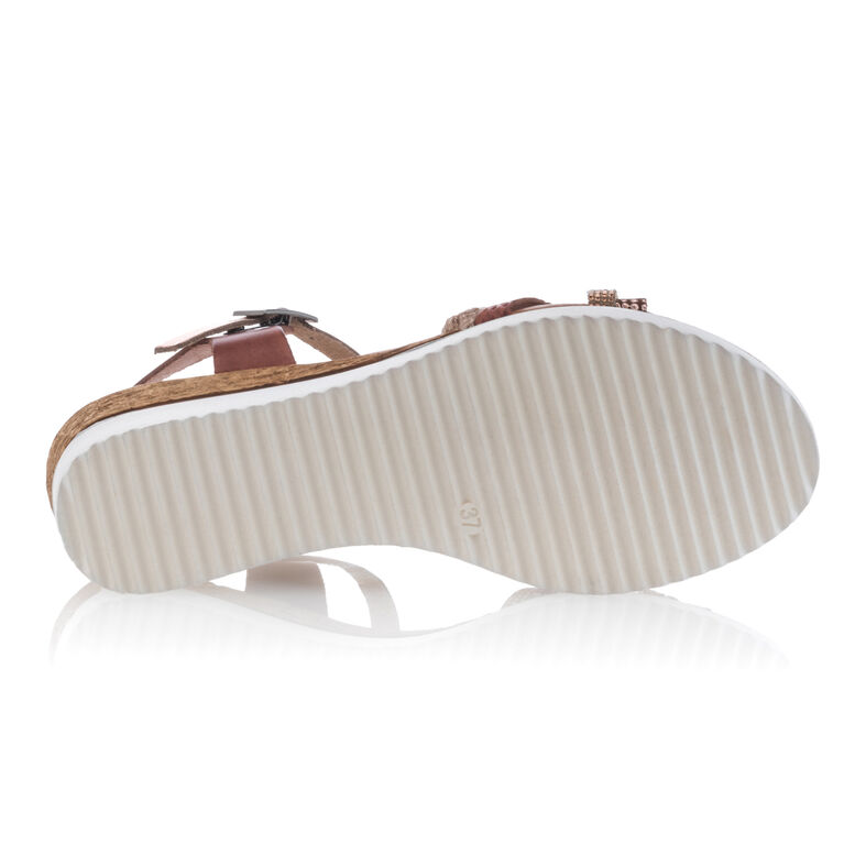 Bruine damessandalen / open teenschoenen
