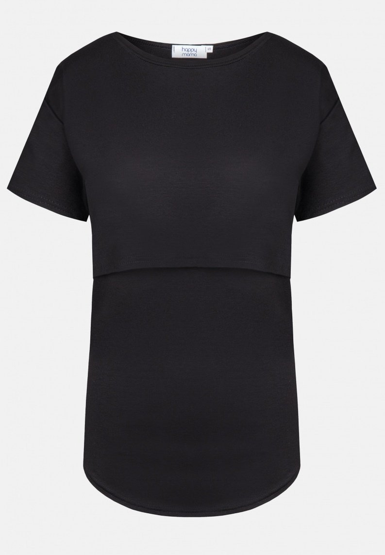 Ensemble Chelsea Clark pour l'allaitement (lot de 2) - Haut - blanc/noir