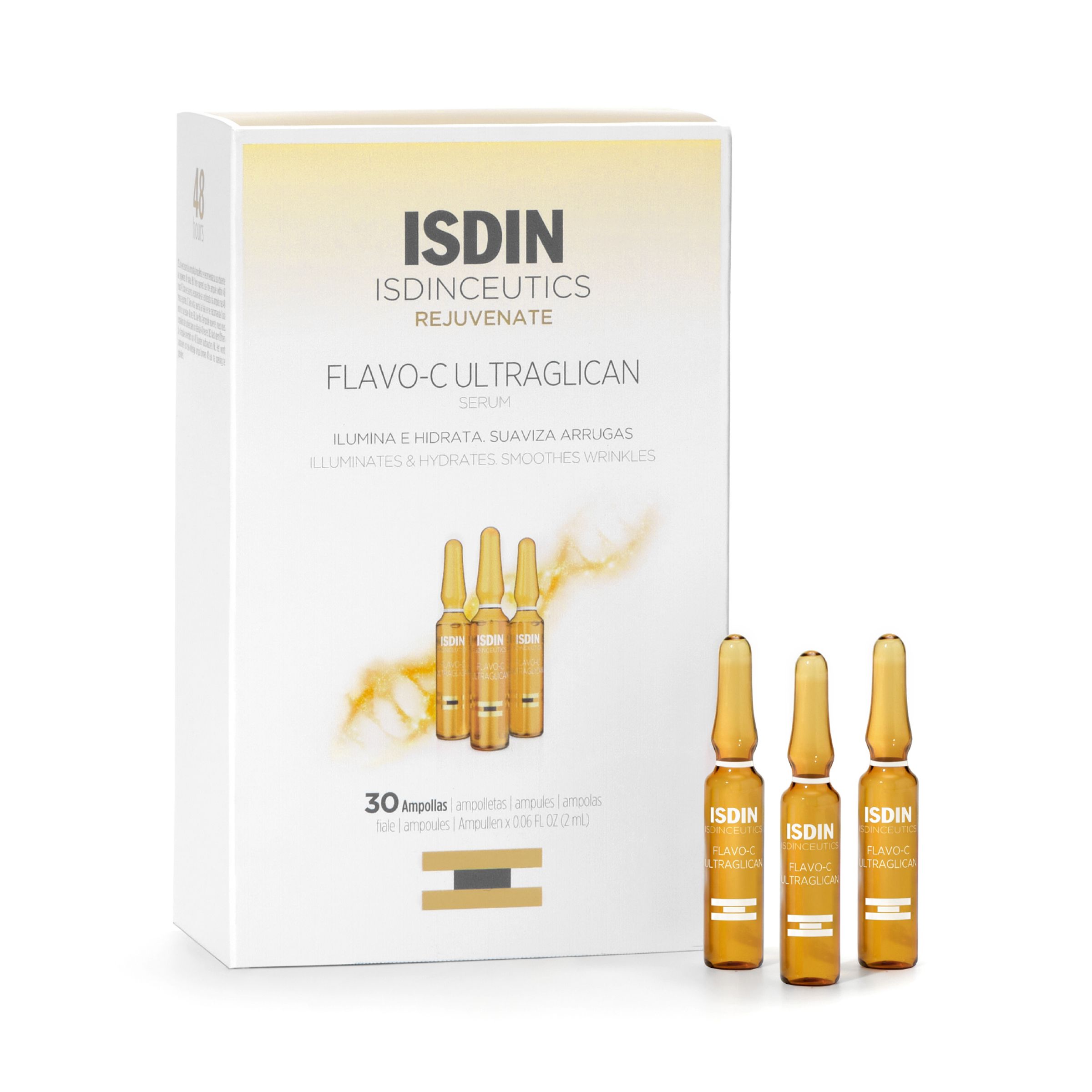 Isdinceutics Flavo-C Ultraglican antioksidativni serum Protiv bora i starenja