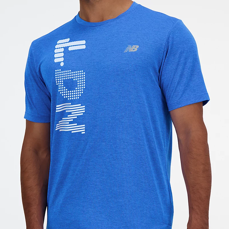 Il costume della NB Athletics Run per l'edizione London Edition – NIEBIESKA OASIS HEATHER