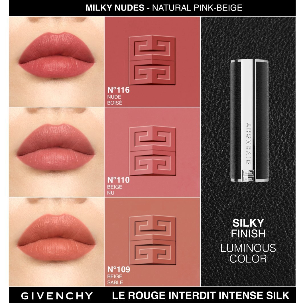 Givenchy ruž za usne Le Rouge Interdit Intense Silk - 3,4 g
