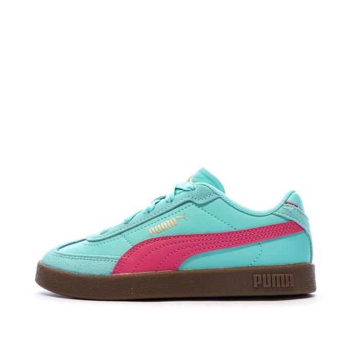 Baskets Turquoise/Fushia Garçon/Fille Puma Club