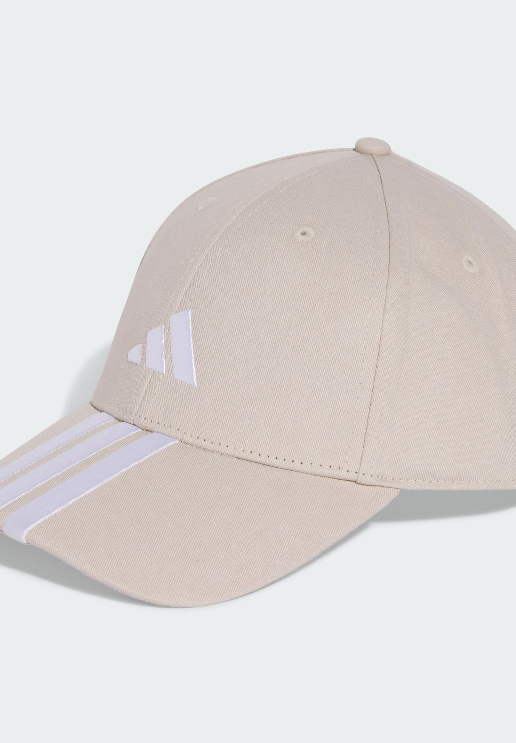 casquette adidas Sportswear STRIPES NEW LOGO BASEBALL - beige et blanche