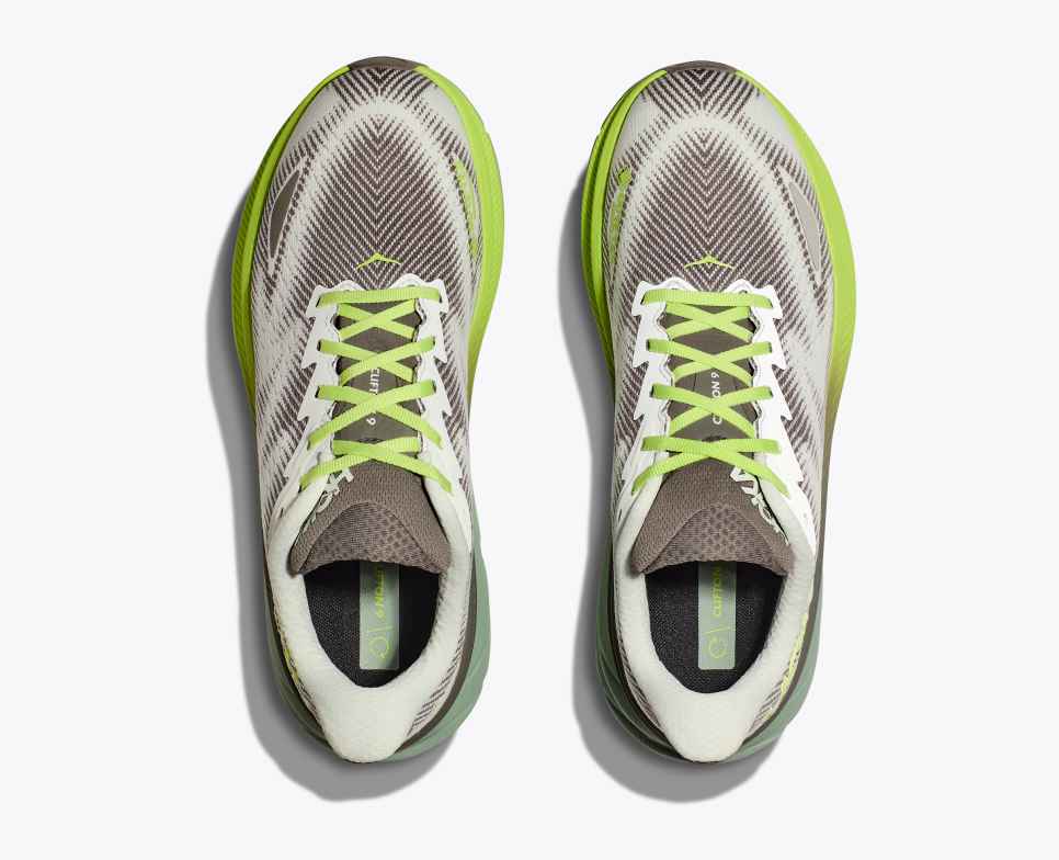 HOKA Clifton 9 GORE-TEX Leisteen/Aloë Vera