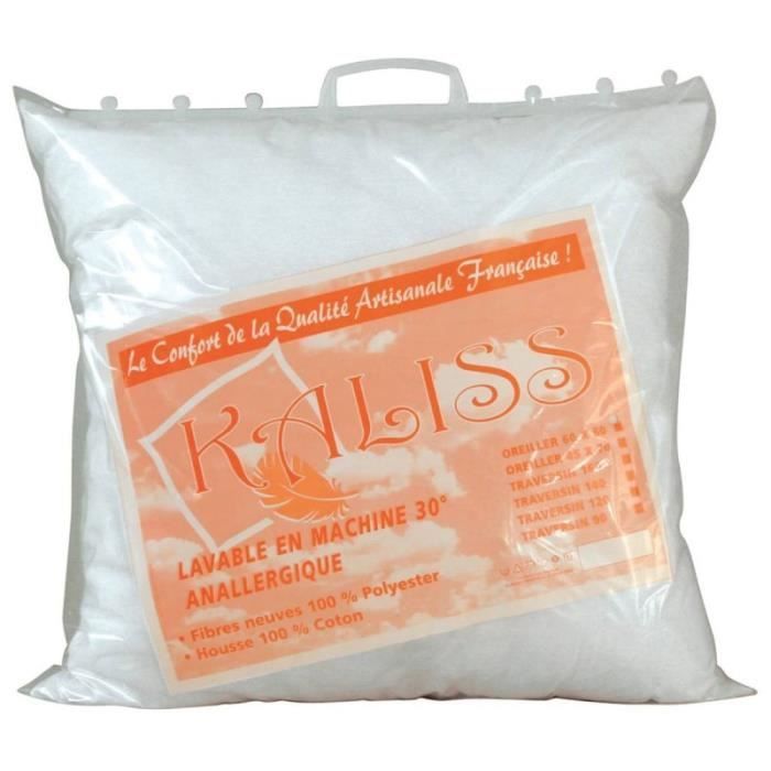 Cojín de 60x60 cm - Jules' Linens - Hipoalergénico - Hecho en Francia