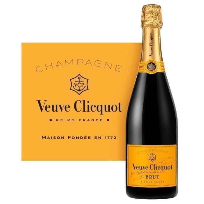 Champanhe Veuve Clicquot Yellow Label Brut - 75 cl x3
