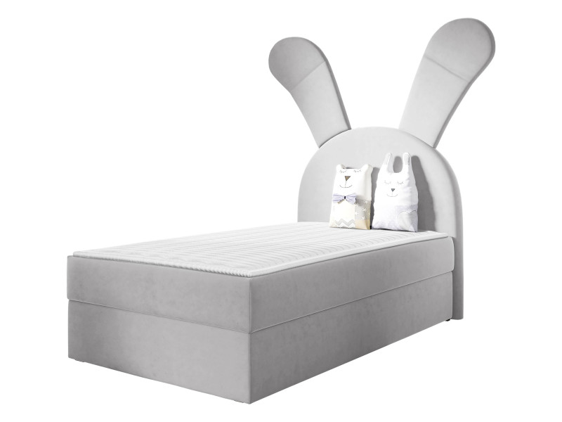 Łóżko kontynentalne Bunny Light 100x200, Strona: Lewa