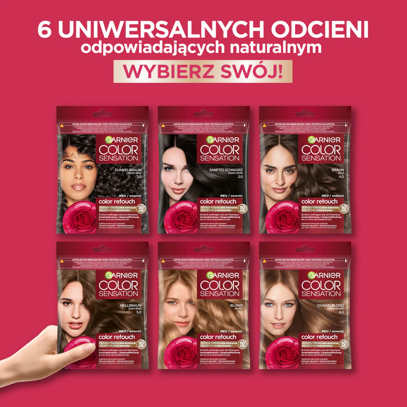 Shampoo tonalizante para cabelos Garnier Color Sensation