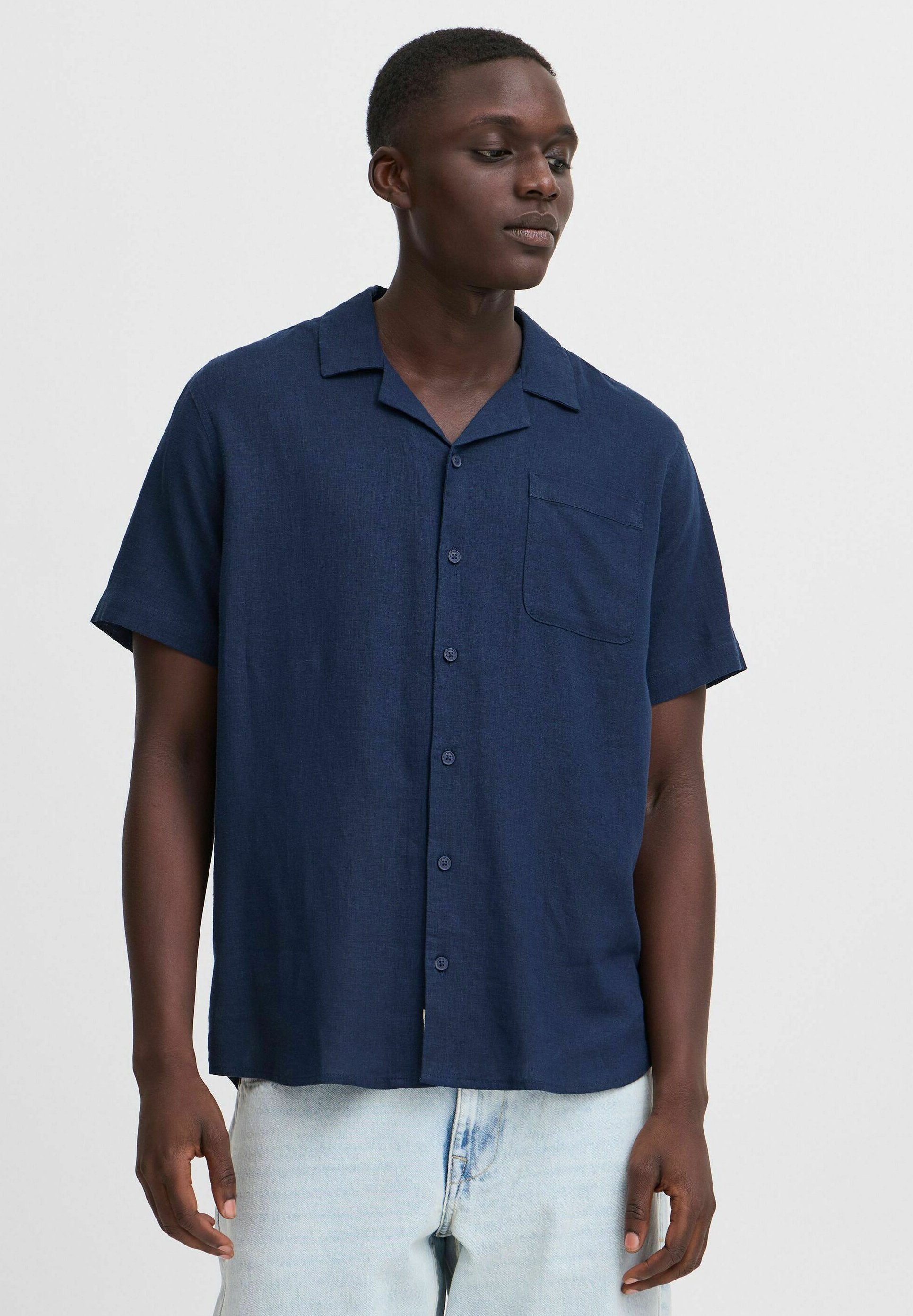 BHVICTOR LINEN MIX - Overhemd - nette blauwe kleding
