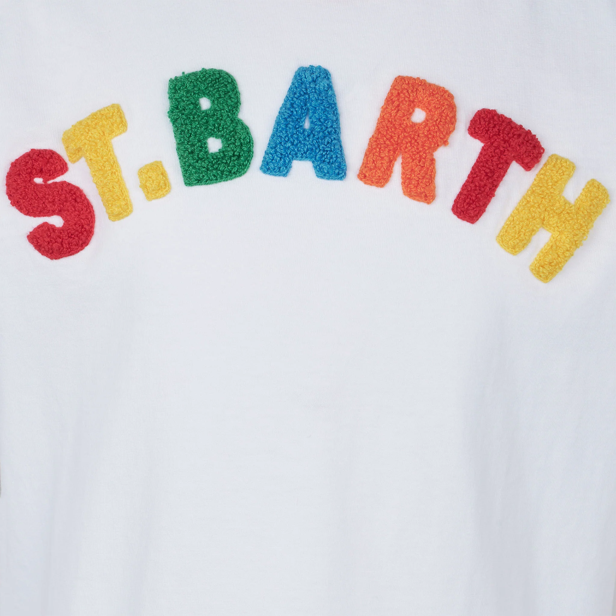 T-shirt i bomull med broderi för flickor