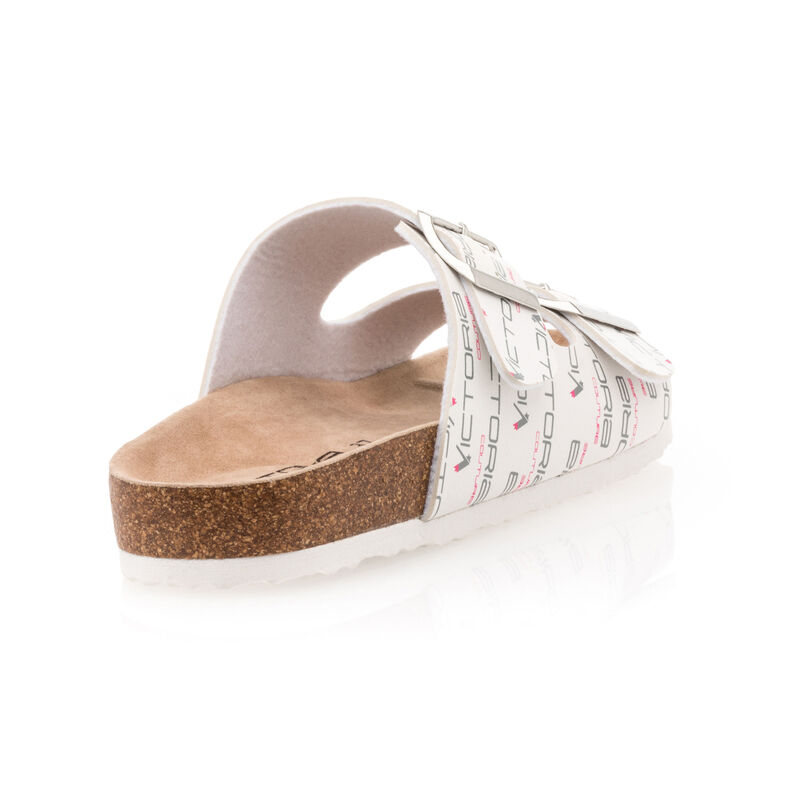 Hvite sandaler / sko med åpen tå til dame