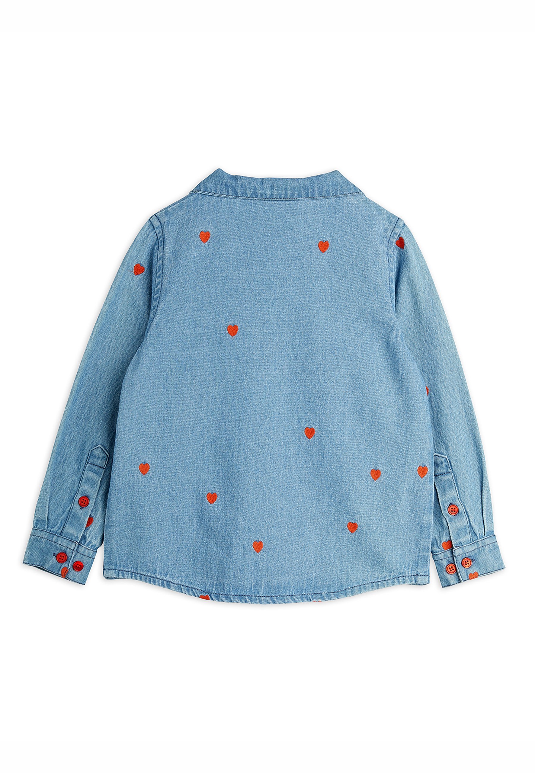 Chemise unisexe Mini Rodini HEARTS - Chemisier boutonné - bleu