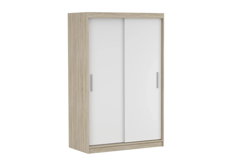 Szafa przesuwna NEOMI 04 120 cm Dąb sonoma/Biały mat