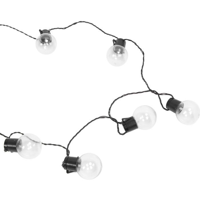 Guirnalda de luces exteriores Ulisem - 40 bombillas G50 - Alimentación solar y USB C - Resistente al agua