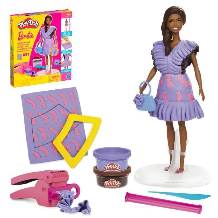 Play-Doh Barbie Style fashionista, coffret de pâte à modeler
