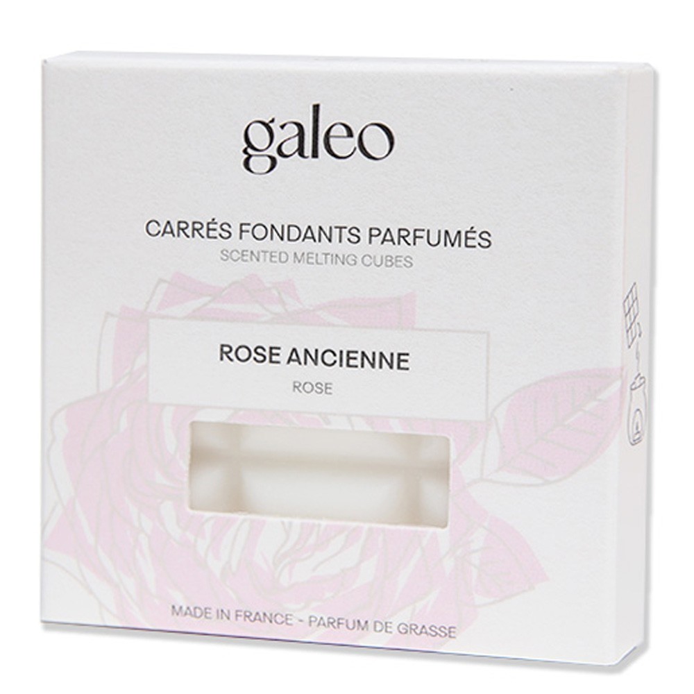Galeo Carrés fondants parfumés rose ancienne