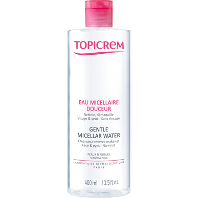 Topicrem Eau Micellaire Doucer Remove Make-up Jemná čistící micelární voda 400 ml