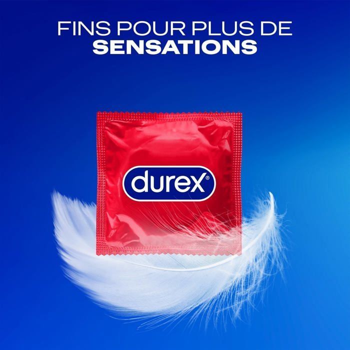 Kopie von Durex - Lot de 60 Préservatifs Feeling Extra - Fins & Extra Lubrifiés - 3x20 pièces #1