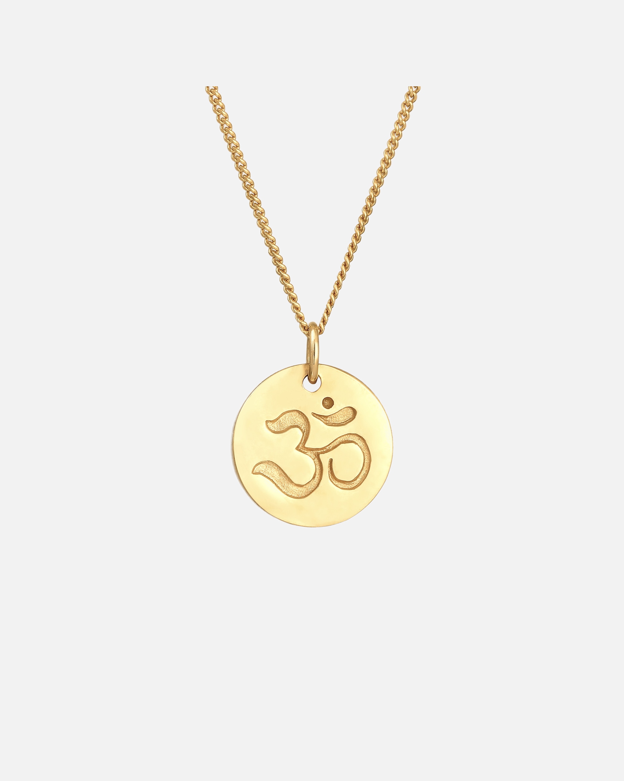 Elli Pendentif femme plaquette symbole mantra en argent massif 925