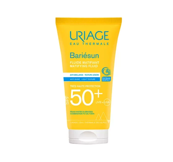 Uriage Eau Thermale Bariésun fluid matujący SPF50  do skóry mieszanej i tłustej 50 ml