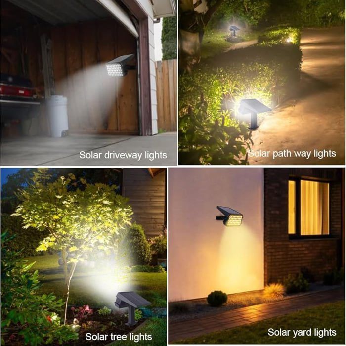 0 piezas Lámpara solar para exteriores 45 LED Lámpara solar para exteriores impermeable I65 Lámpara solar para exteriores 0 piezas w88-blanco cálido LÁMPARA DE JARDÍN