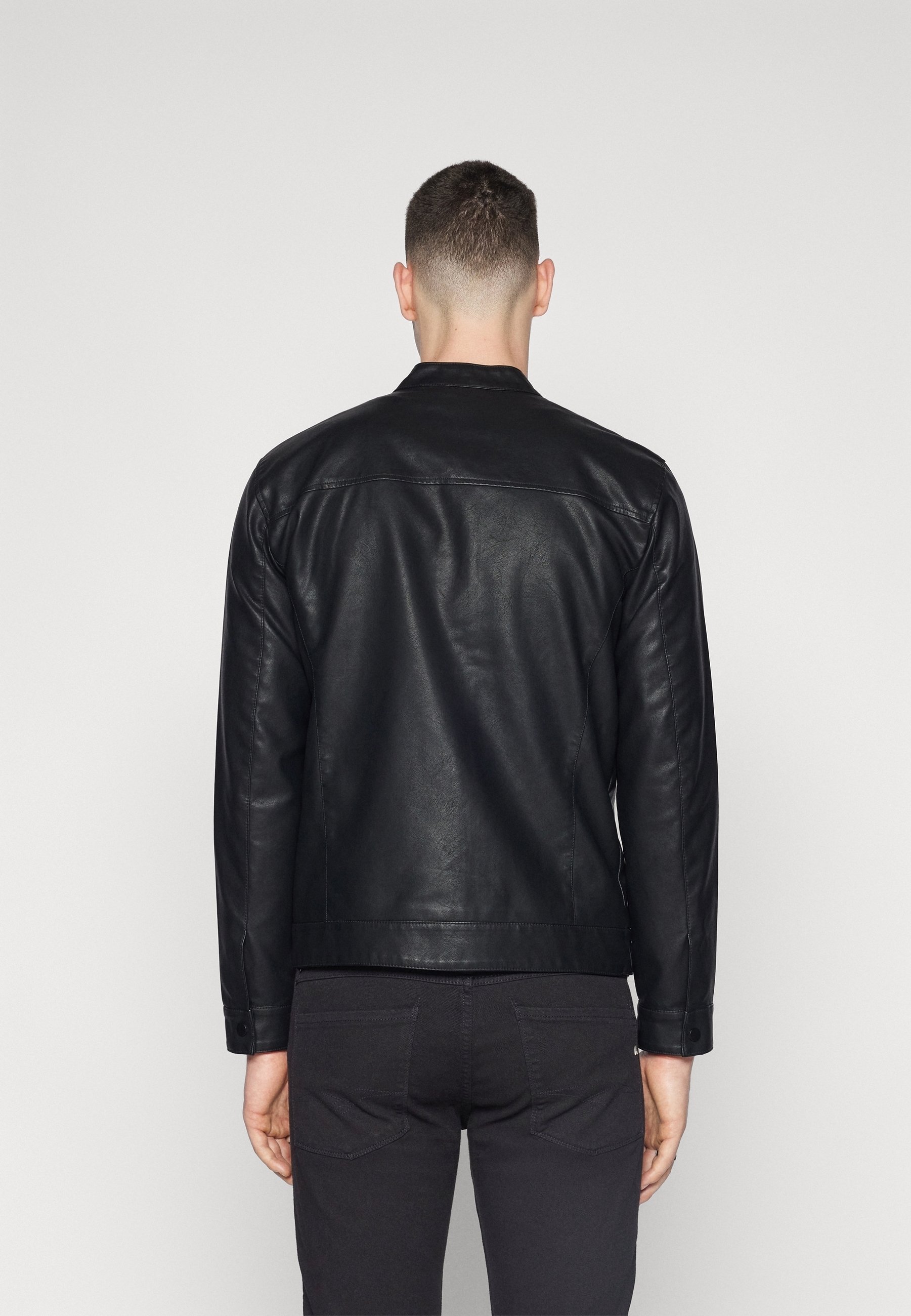 Veste en similicuir Only & Sons - noire