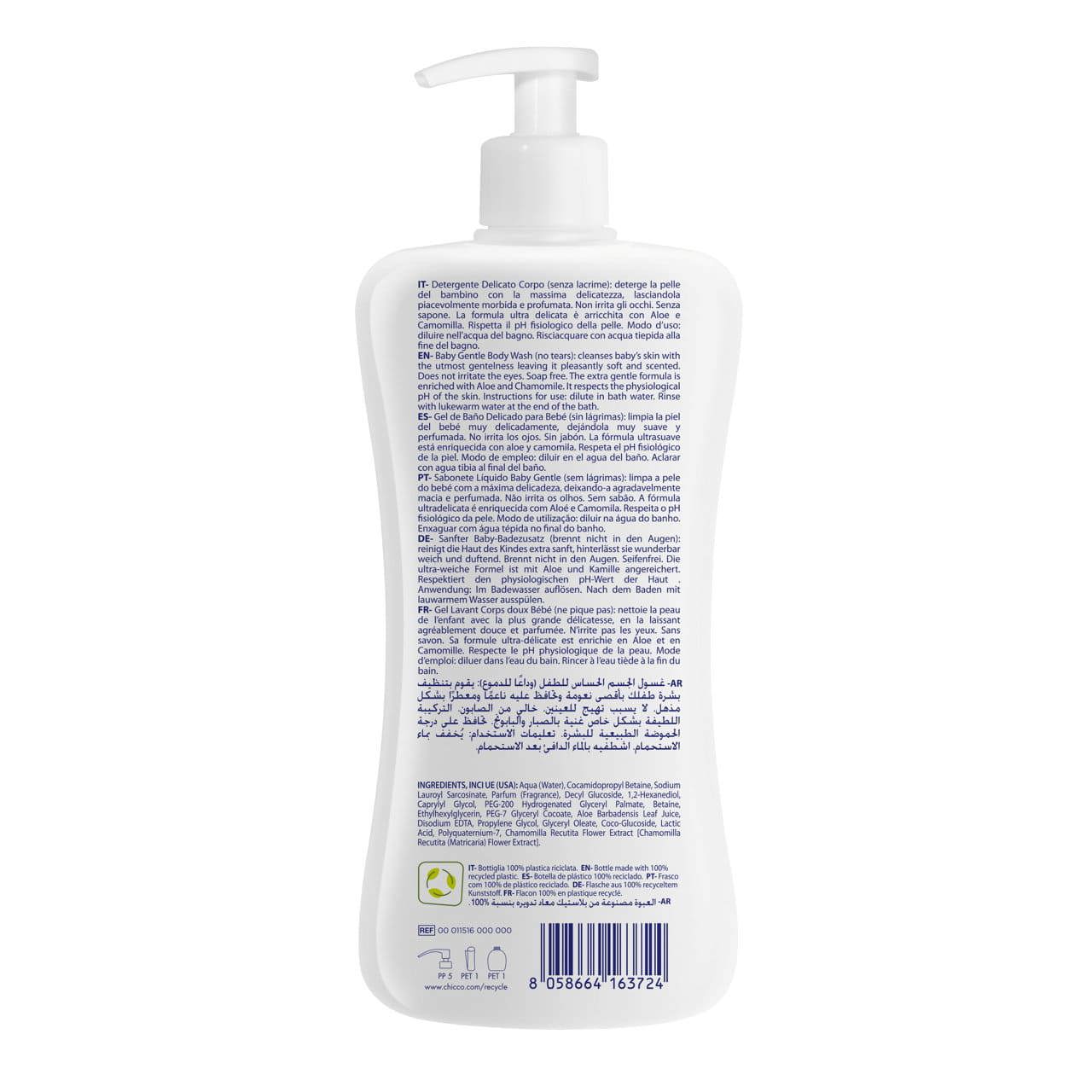 Τζελ μπάνιου Natural Sensation - 500ml