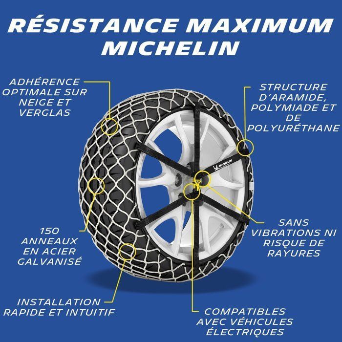 Snøkjettinger - MICHELIN - Easy Grip Limited E6 - Svart