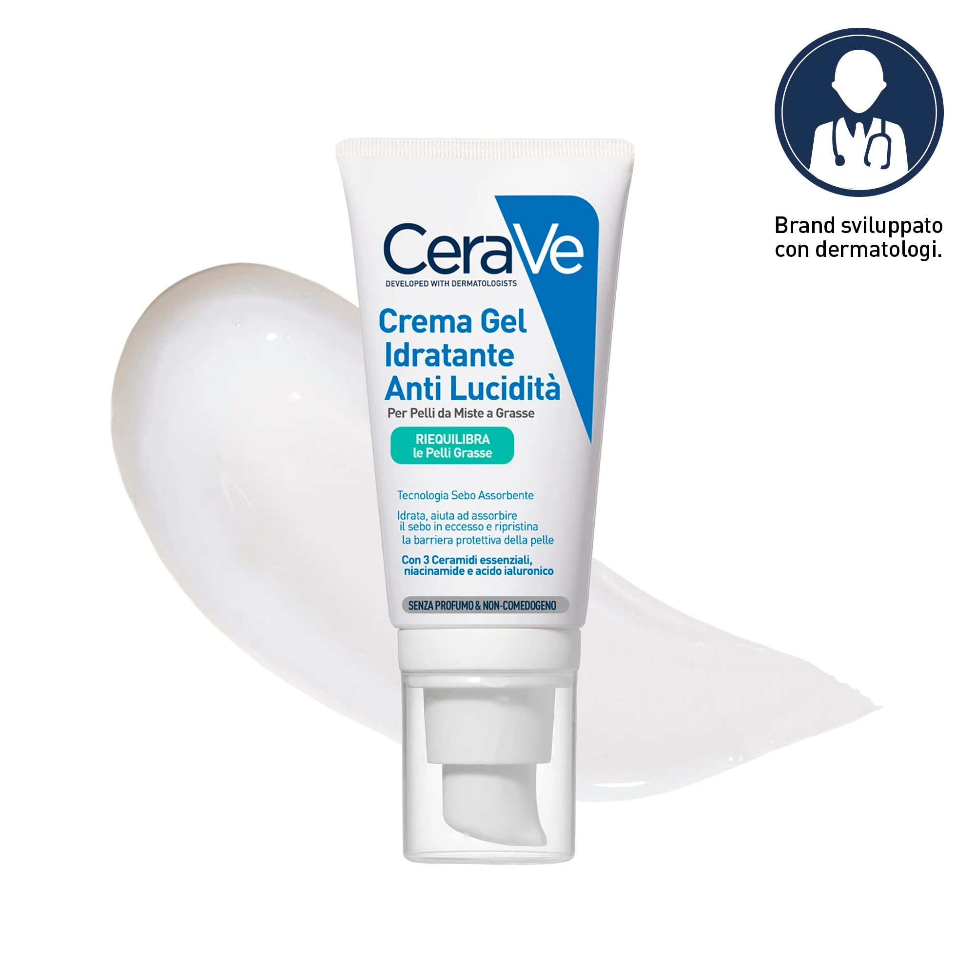 Idratanti Crema Viso Idratante Anti-lucidità Pelle Grassa e Mista - Tratt.viso 24 ore idratante, Tratt.viso 24 ore antimperfezioni