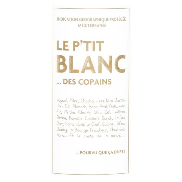 Le P'Tit Blanc Des Copains Méditerranée - Vin blanc de Provence x6