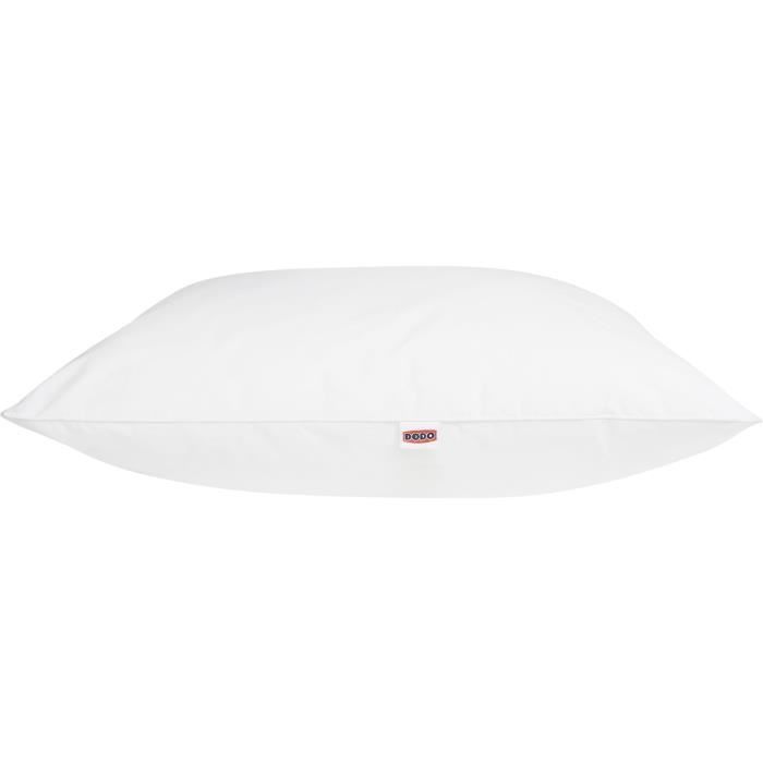 DODO Juego de 2 almohadas de plumas MERIBEL 60x60cm
