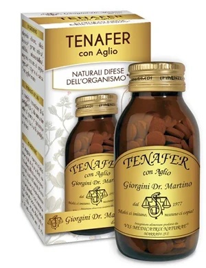 DR. GIORGINI Dr. Giorgini Tenafer avec supplément intestinal à l'ail 180 comprimés sans gluten