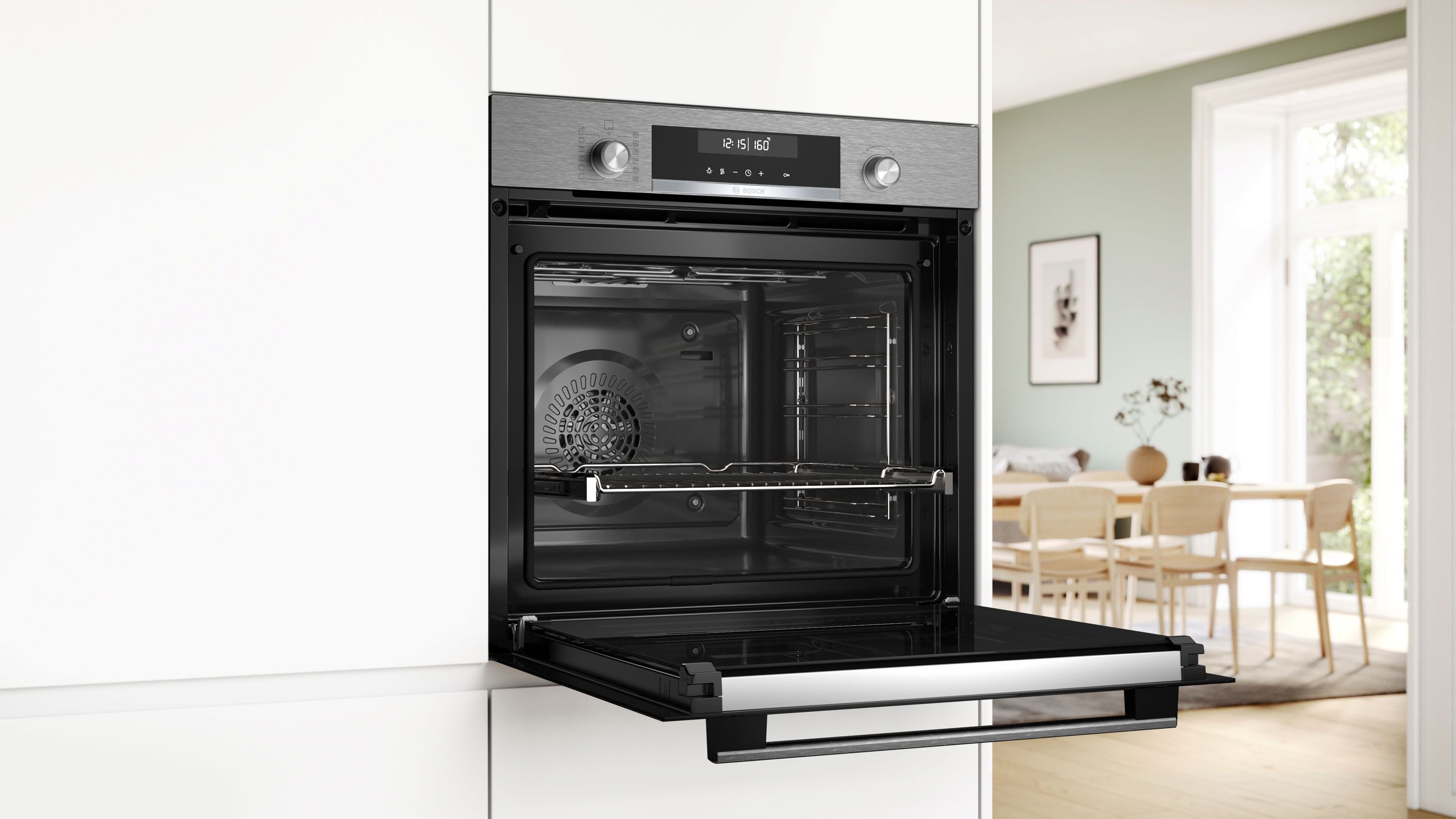 BOSCH Série 6 - Four pyrolyse HBG578ES7 + Micro-ondes encastrable BFL554MS0