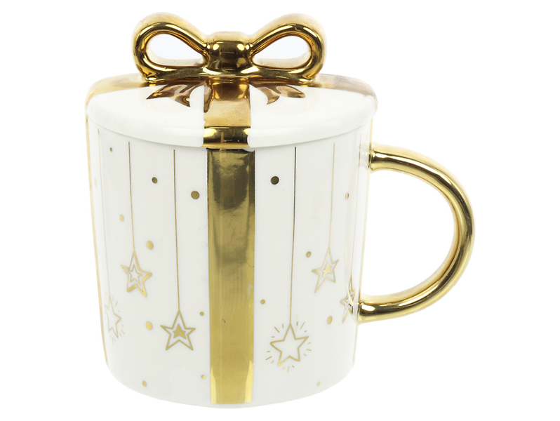 Kubek Festivitea NBC z przykrywką i opakowaniem prezentowym 480 m
